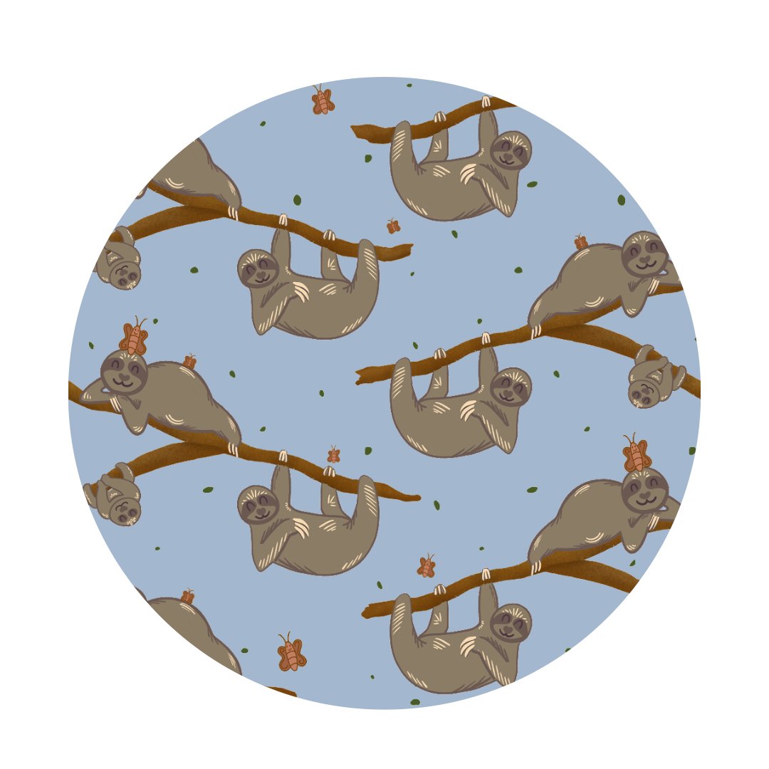 Sloth Two - Piece Pajamas - Jungle Jams