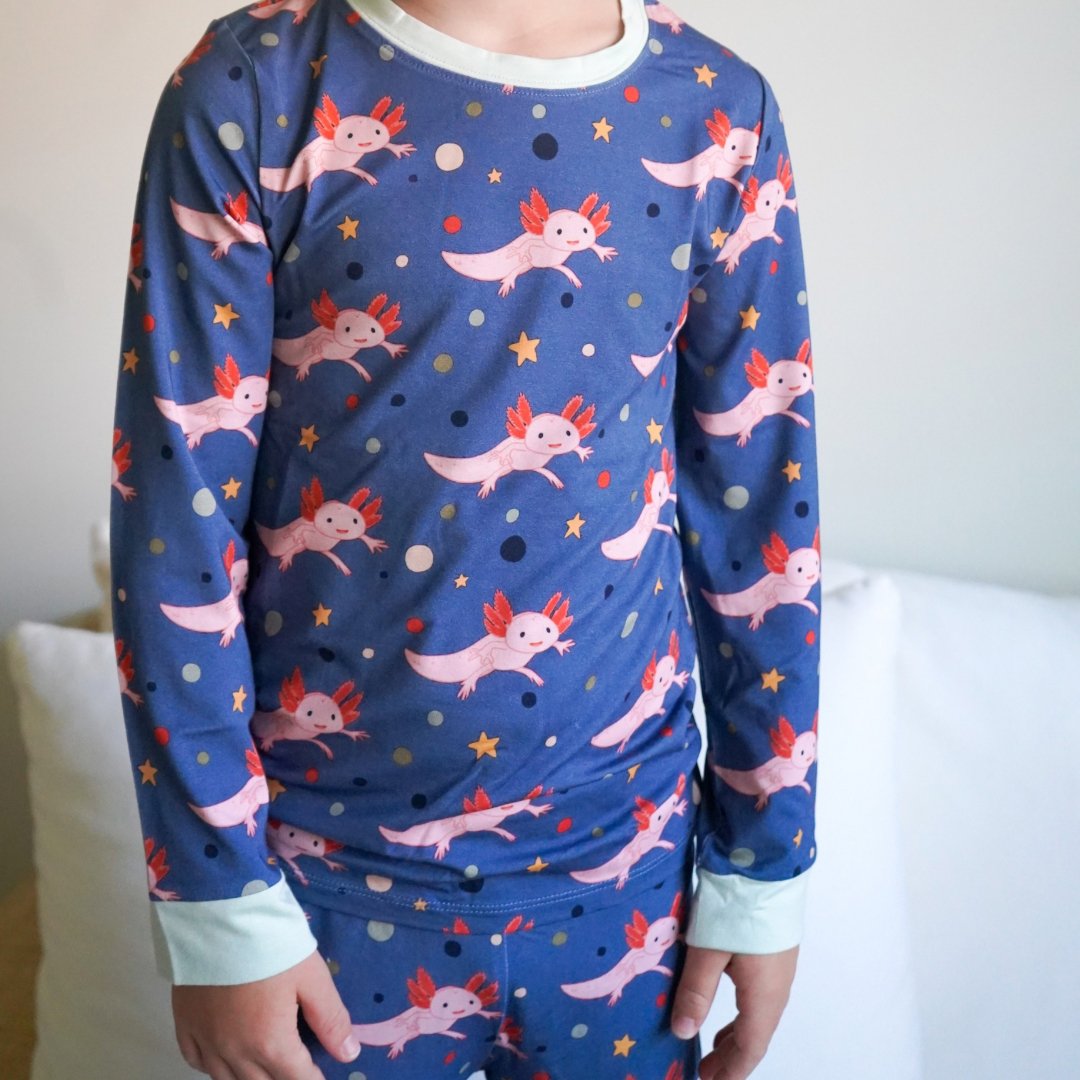 Belidome Axolotl Pyjama voor meisjes van 3-16 jaar jongens pyjama Belidome Axolotl Pyjama voor meisjes van 3-16 jaar jongens pyjama
