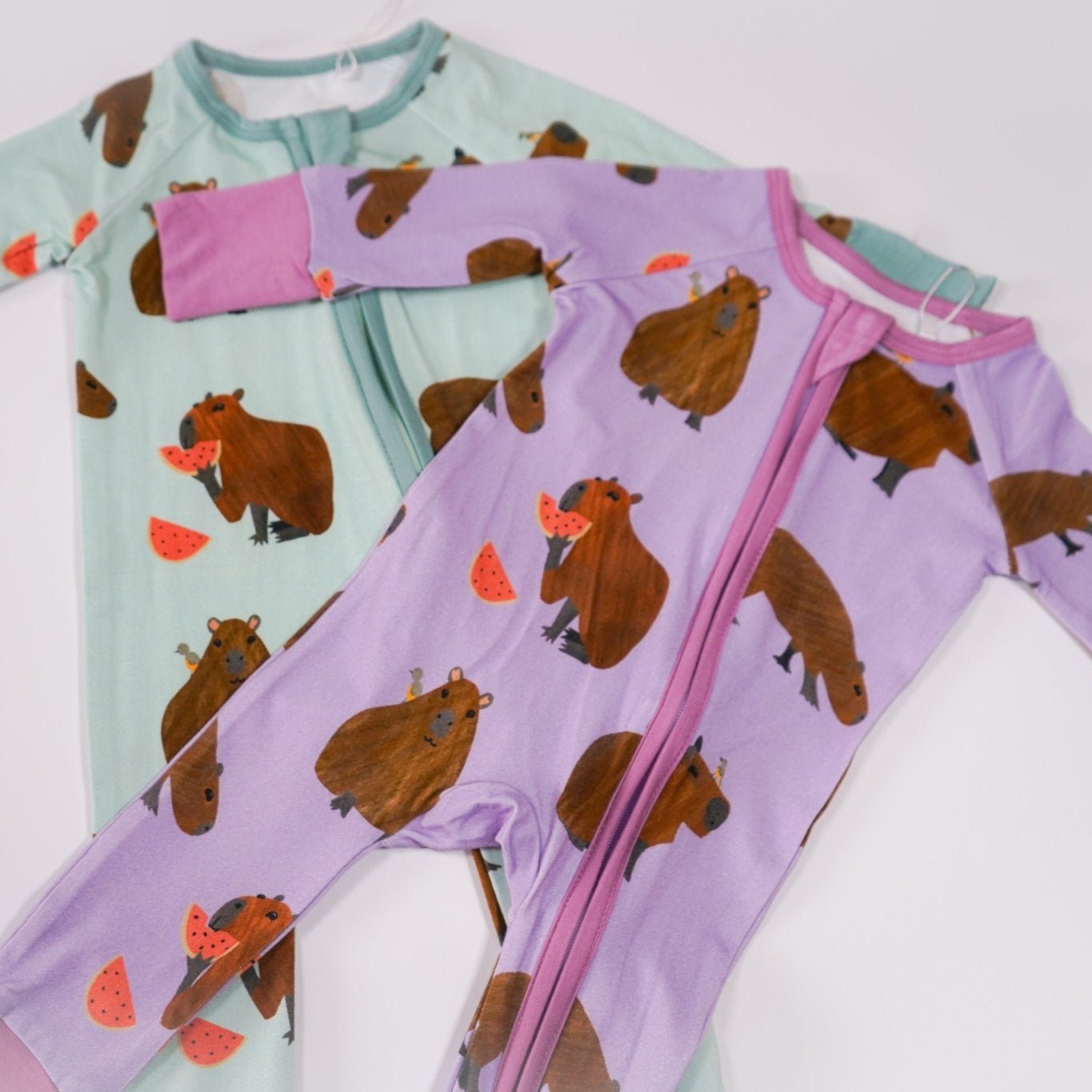 Capybara Zip Pajamas - Jungle Jams