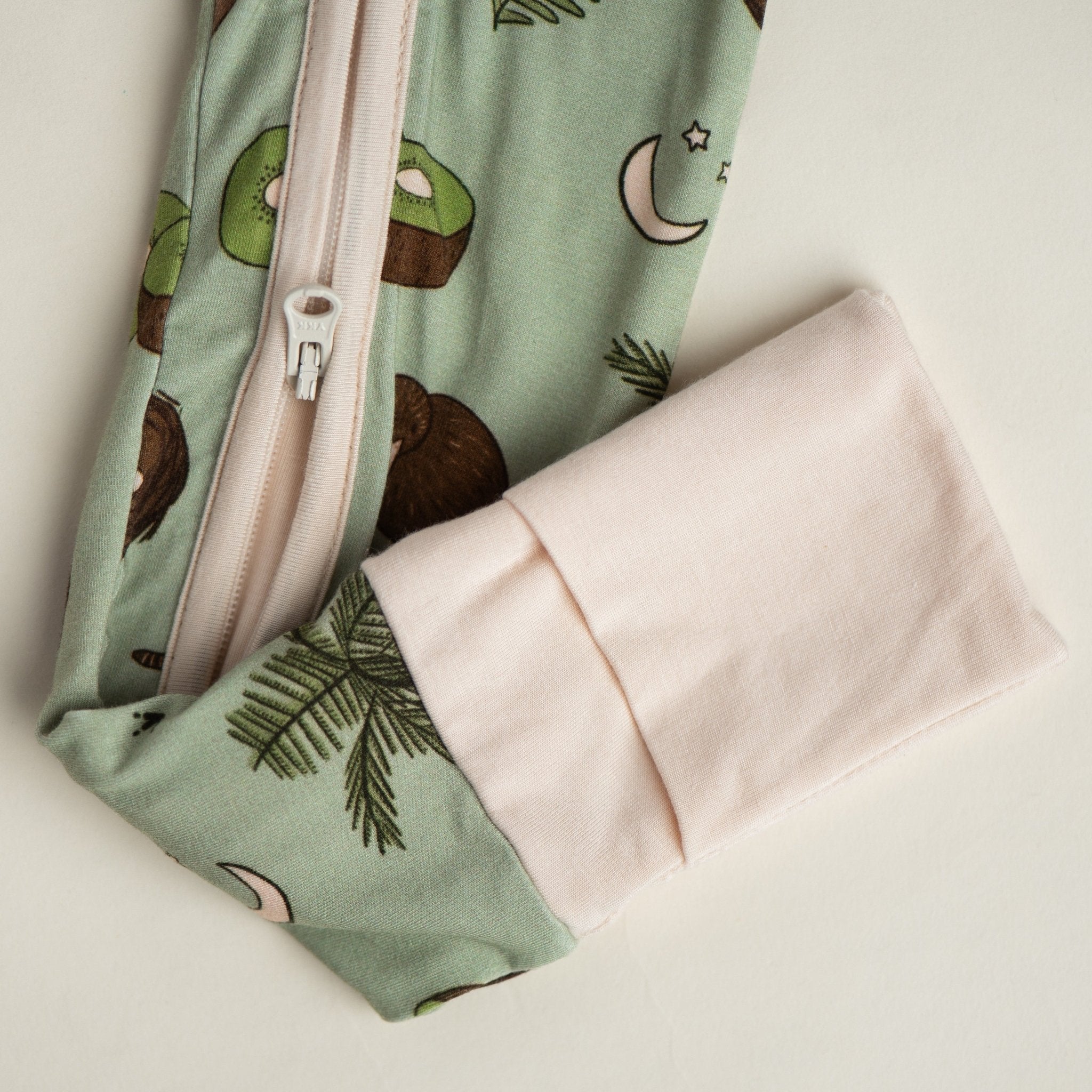 Kiwi Bird Baby Zip Pajamas – Jungle Jams