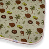 Kiwi Bird Reversible Double Layer Bamboo Blanket - Jungle Jams