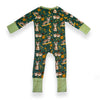 Ocelot Zip Pajamas - Jungle Jams